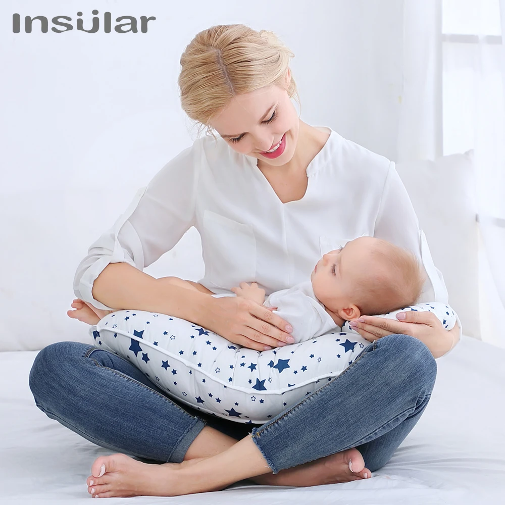 Insular Breastfeeding Pillow Maternity Nursing pillow U-shaped Breast-Feeding Waist Cushion Newborn Pregnancy Women 2Pcs/Set