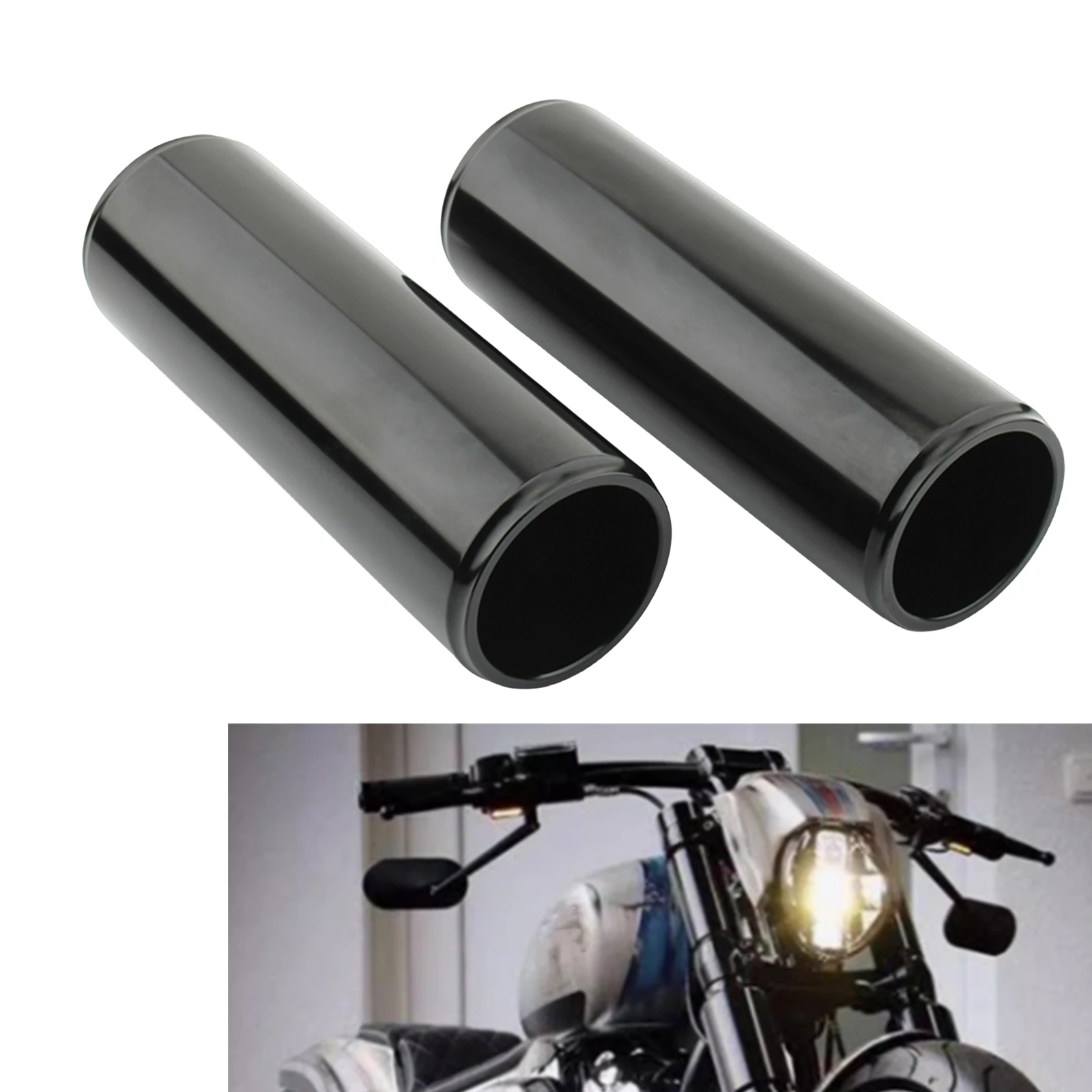 

For Harley-Davidson Breakout FXSB 2013-2017 178mm Motorcycle Front Fork Guard Cover Tubes