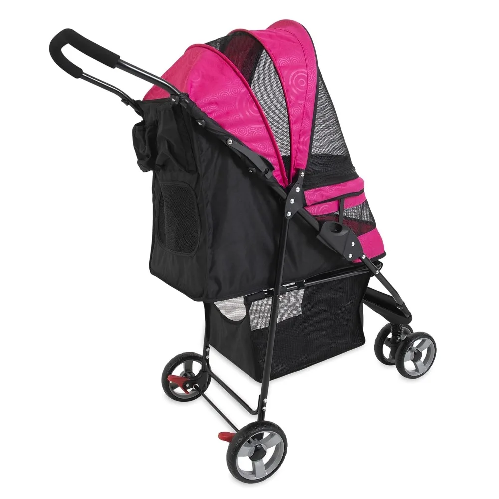 Gen7Pets-cochecito para perro Regal Plus, carrito para mascotas, Raspberry sorbete, rosa, 1 Cuenta