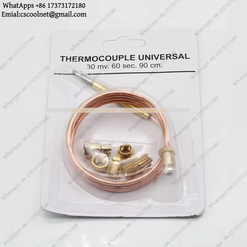 k3 Universal Copper Thermocouple 30mV 60sec 150cm for LPG NG Gas Stove Oven
