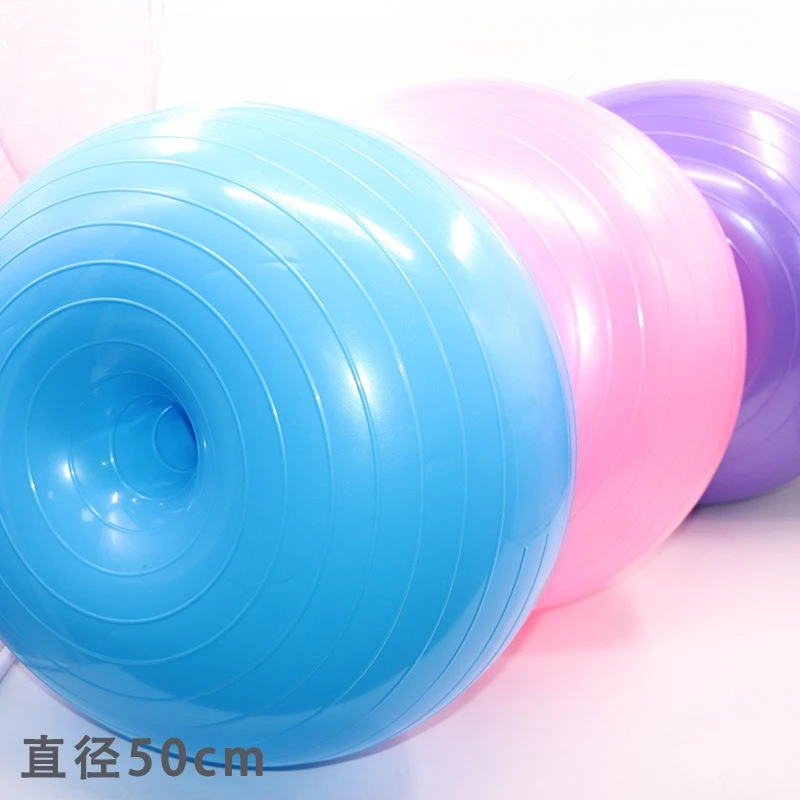 Yoga Ball Exercise Fitness Pilates Donut Balance Fitness Ball Exercise Training Home Gymnastics Gym Thickening Anti-blast