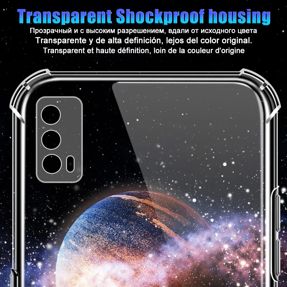 Luxo transparente silicone à prova de choque caso para realme gt neo 5 3 8 7 pro x2 x50 x7 6 5 pro c3 c11 c12 c15 v5 casos de telefone capa
