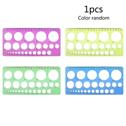 20 for cm Clear Circles Geometric Ruler Template School Stationery for Child Stu