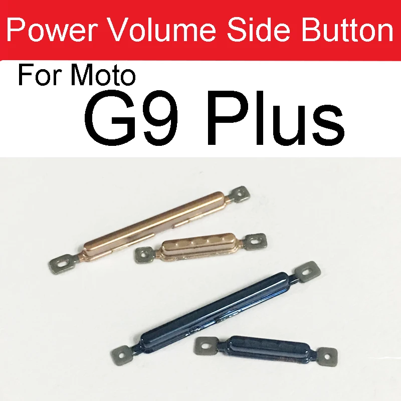 ON OFF Power Button + Volume Side Key For Motorola Moto G8 Play G8 Plus G8 Power Lite G9 Plus G9 Power Volume Power Side Button