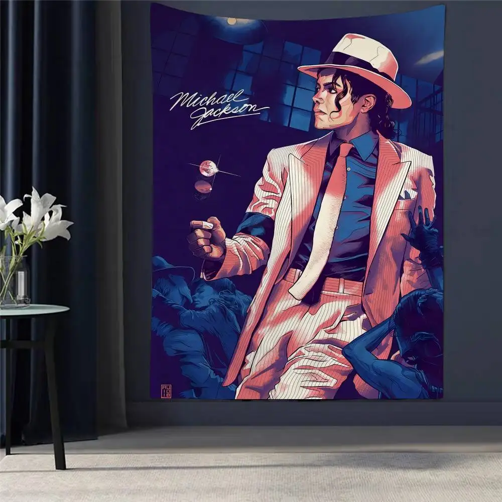 

80s Pop Singer Michael Jackson Colorful Tapestry Cheap Hippie Wall Hanging Bohemian Wall Tapestries Mandala Wall Hanging Sheets