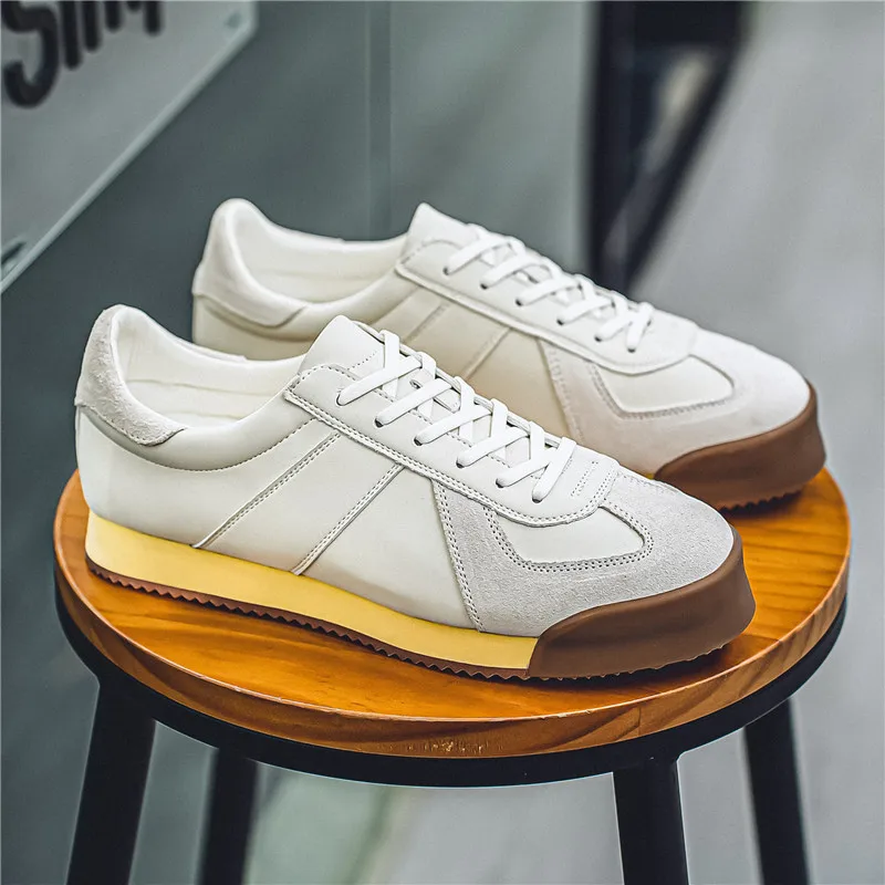 

New Vintage Sneakers For Men Original Breathable Comfortable Suede Urban Man Sneakers Fashion Platform Casual Men's Sports Shoes