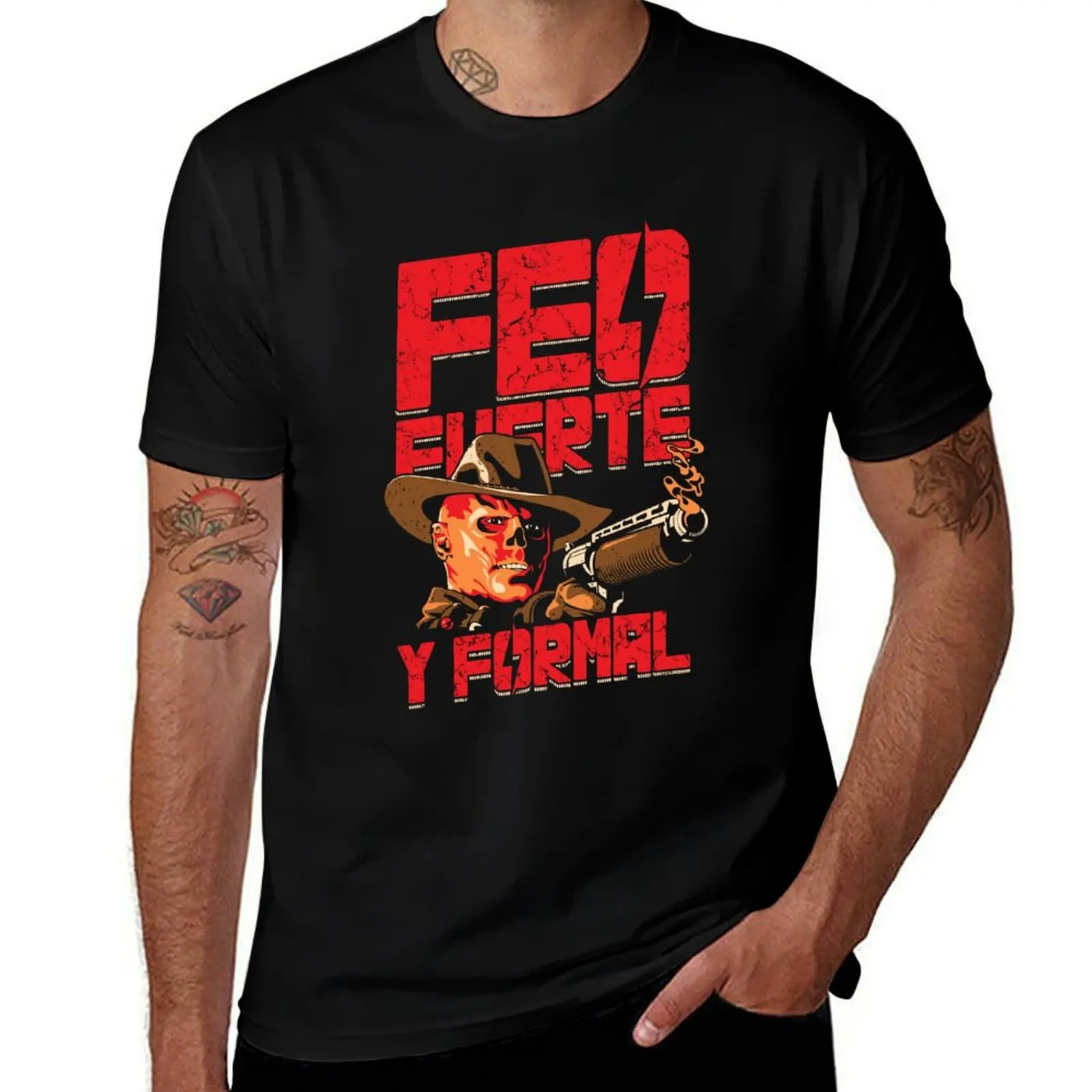 

Feo Fuerte Y Formal T-Shirt oversize t-shirts man customs blue archive graphic shirts mens tall t shirts