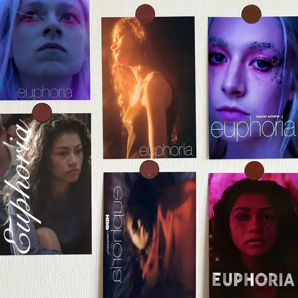 1 قطعة Euphoria TV SeriesDIY ملصق لاصق مقاوم للماء ورقة ملصق مقهى بار ديكور المنزل