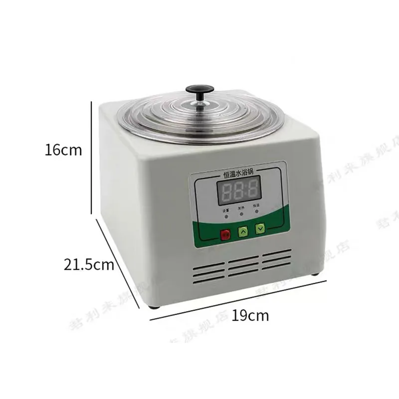 Digital Thermostat Water Bath Hot Bath Pot Single Hole Microcomputer Controlled Laboratory Water Bath Dental Lab Equipment New