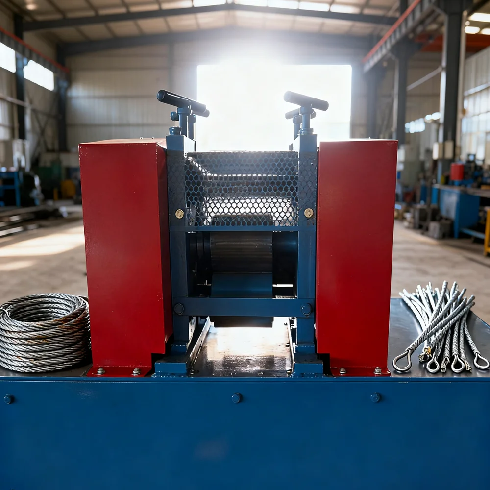Cable Stripping Machine Scrap Cable Stripper V-1200S Processing Steel Wire Scrap Cable Wire Stripping Machine