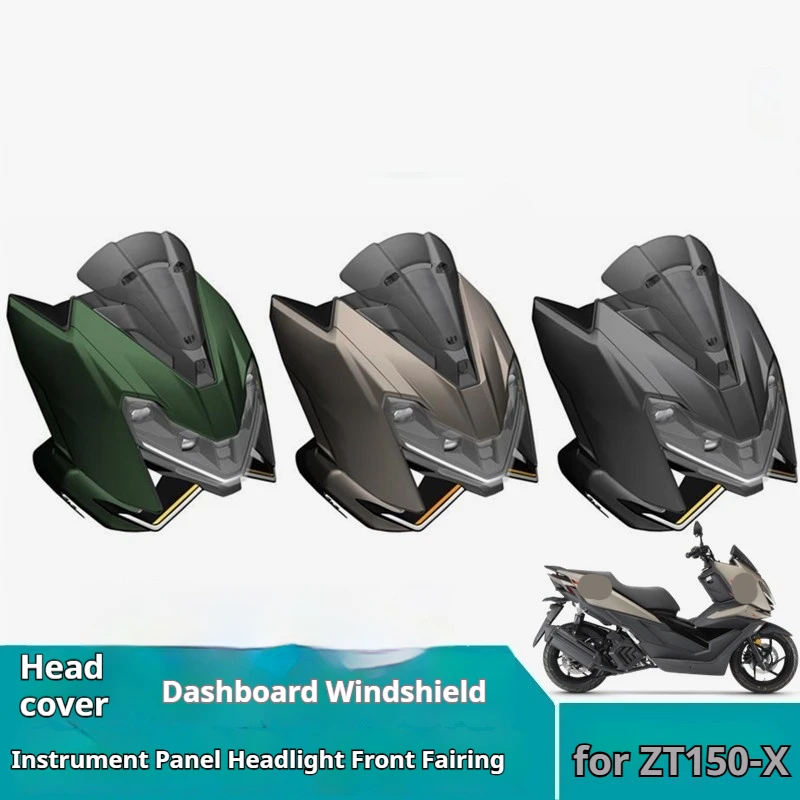 Motorcycle Head Shell Bracket Headlight Turn Signal Daytime Light Front Fairing Panel Accessories For ZONTES ZT150-X