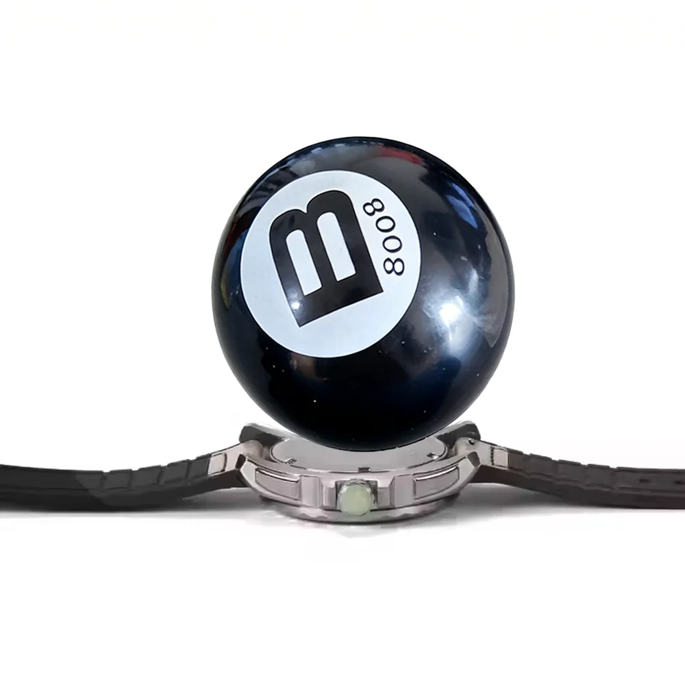Professional 6.5cm Watch Case Opener Friction Ball - Black Rubber Repair Tool for Watchmakers, Safe & Portable
