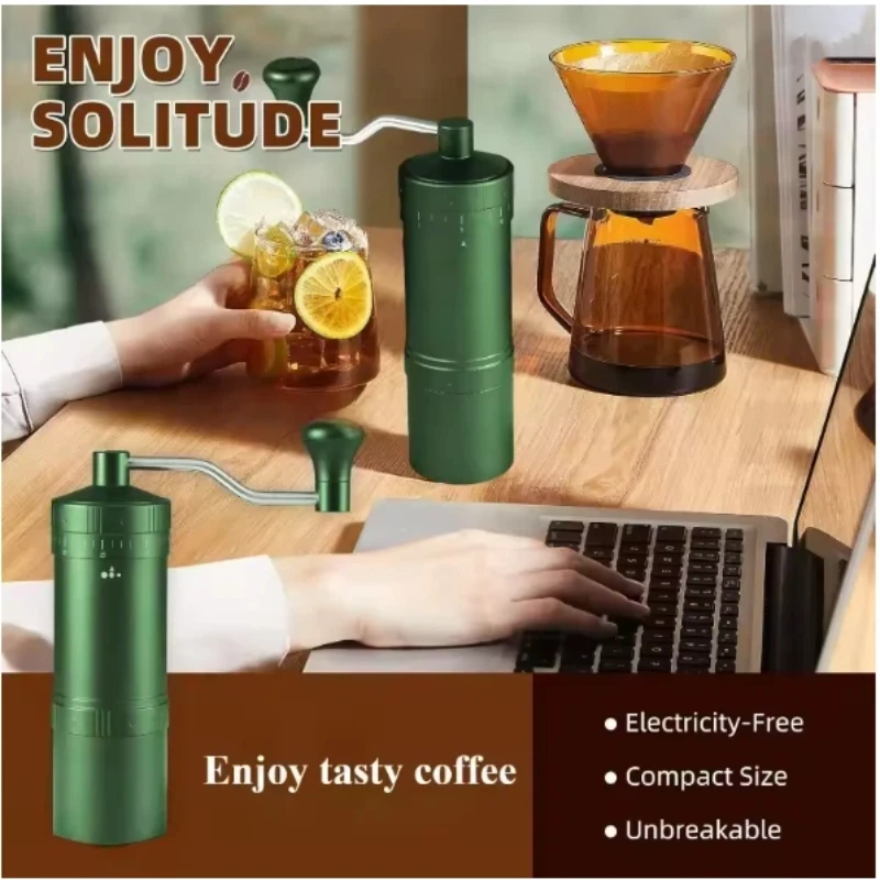 Coffee Maker Portable Manual Coffee Grinder Adjustable Setting Coffee Bean Grinding Tool For Espresso French Press Home Travel