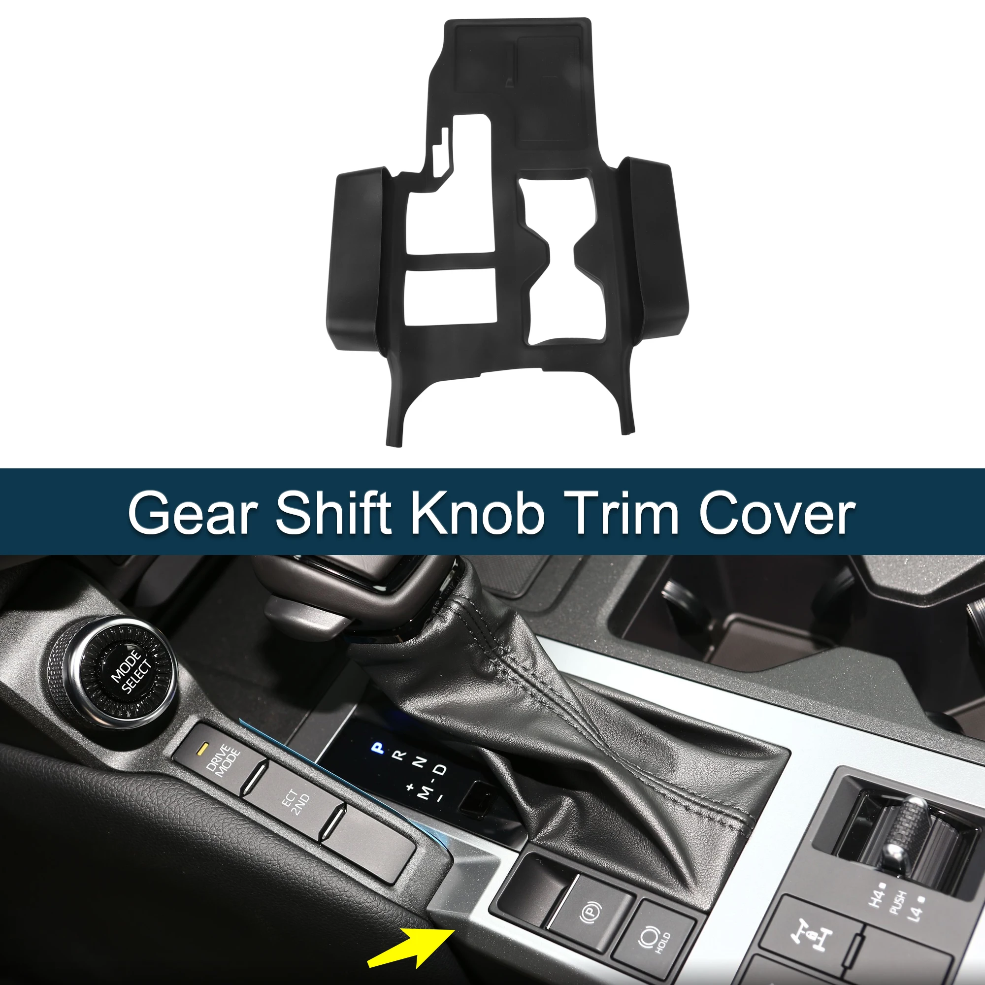 UXCELL سيليكون والعتاد التحول المقبض ملصق لتويوتا لاند كروزر برادو J250 LC250 24 25 #1