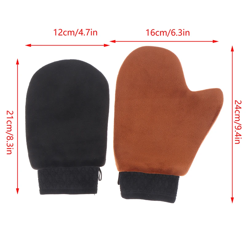 Body Oiling Tanning Gloves Self Tanning Mitts Lotion Back Applicator Band For Tanning Lotions, Body Creams Mousses-holds