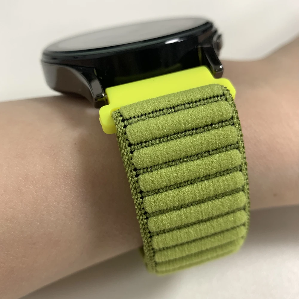 22 مللي متر 20 مللي متر النايلون سوار لساعة سامسونج جالاكسي FE 7 6 5 4 40 مللي متر 44 مللي متر/جير S3 تنفس حزام Watch6 4 الكلاسيكية 47/46/43 مللي متر الفرقة