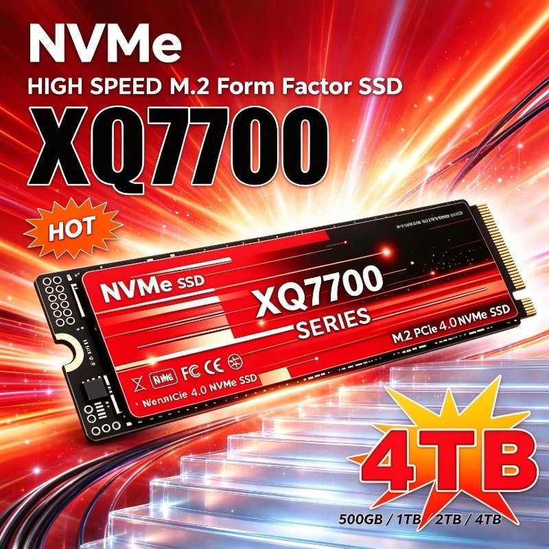 Original XQ7700 PCIe 3.0 M.2 NVMe Solid State Drive 1TB/2TB/4TB 2280 Gaming Internal Storage for Computers