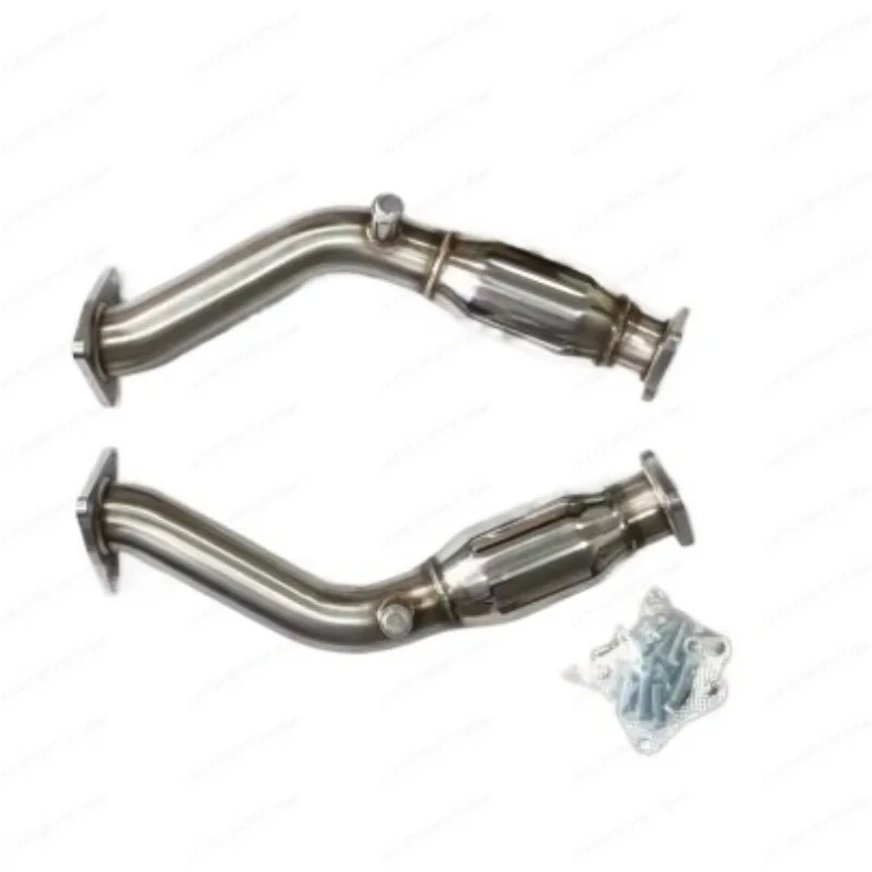 Exhaust Resonance Test Downpipe Compatible with 370Z Z33 G37 VQ37HR 07-08 High-Performance Exhaust Upgrade