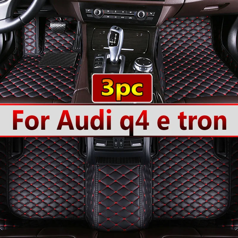 Car Floor Mats For Audi q4 e tron 2022 DropShipping Center Auto Interior Accessories Leather Carpets Rugs Foot Pads