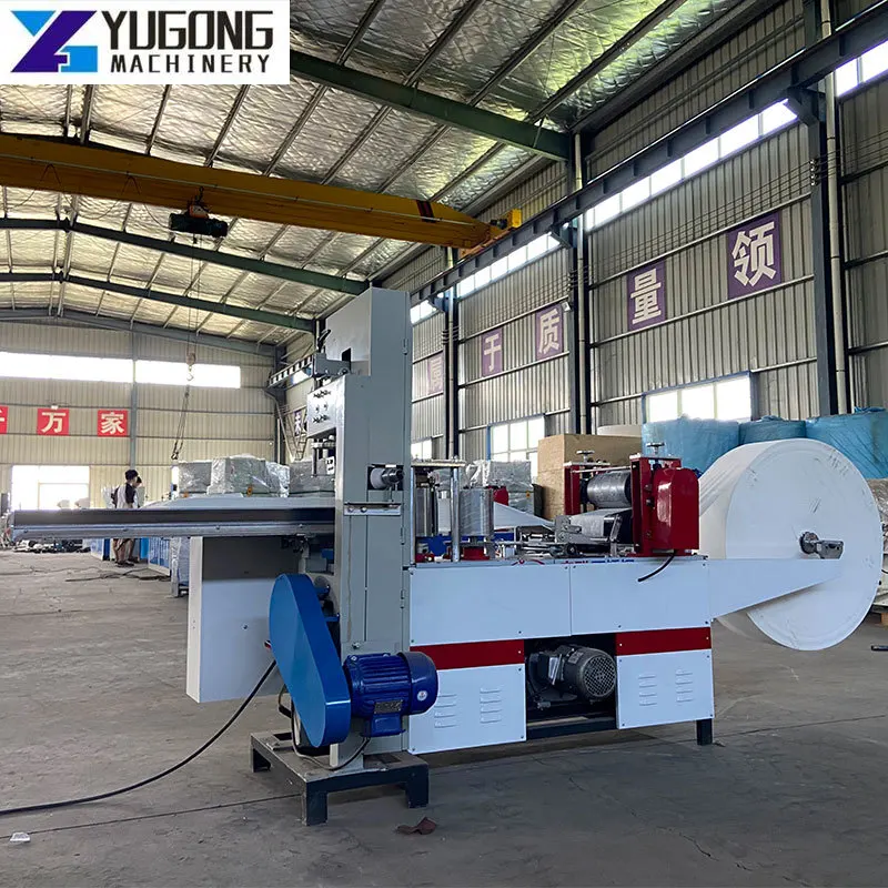 High speed China Small Paper Recycling Equipment Roll Converting Plant Facial Napkin Tissue Paper Making Machine