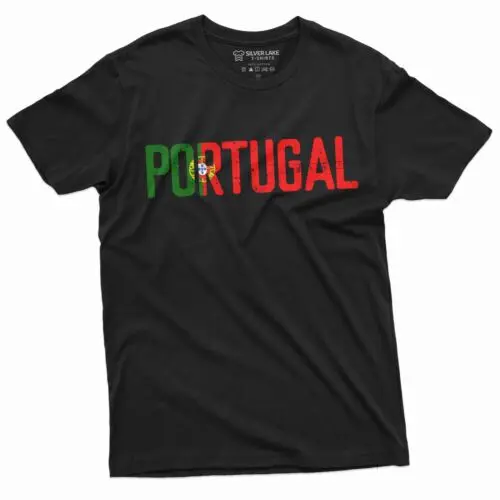 Portugal T-shirt Portuguese Flag Coat of Arms Soccer Football tee Portuguesa tee