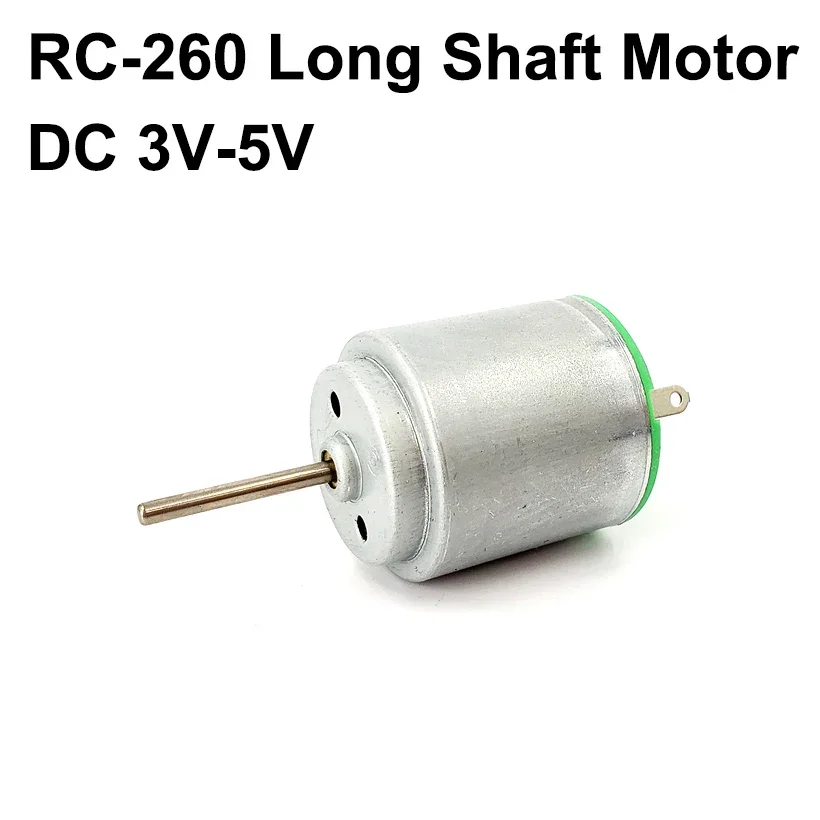 Micro R260-3065 Carbon Brush Motor DC 1.5V 3V 4.5V 15000RPM High Speed strong power 16.8mm Long Shaft for RC Toy Car Boat Fan