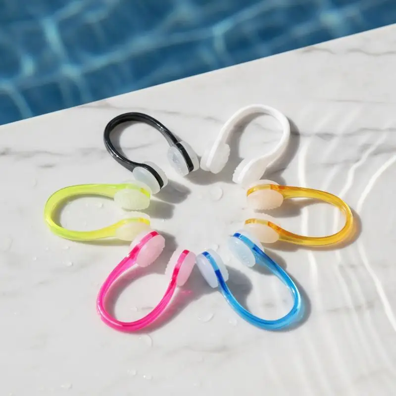 4PCS Small Size Silicone Soft Swimming Nose Clip Swim Earplug Pool Waterproof Earplug Suit Accessories For Adult Kids