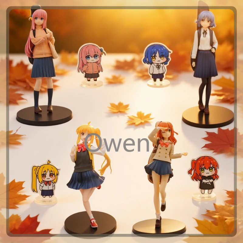 Get A Free Stand Ijichi Nijika Anime BOCCHI DE ROCK Gotoh Hitori Beeldje Yamada Ryo Actiefiguren PVC Collection Model Speelgoed