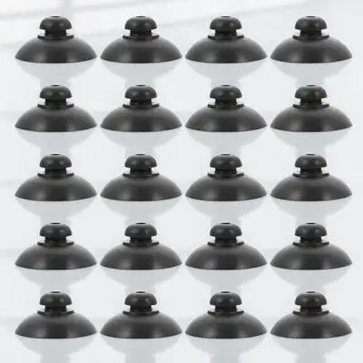 

20Pcs Fish Tank Suction Cups High Class Material Long Lasting Submersible Pump Sucker Simple Design Practical Use Black