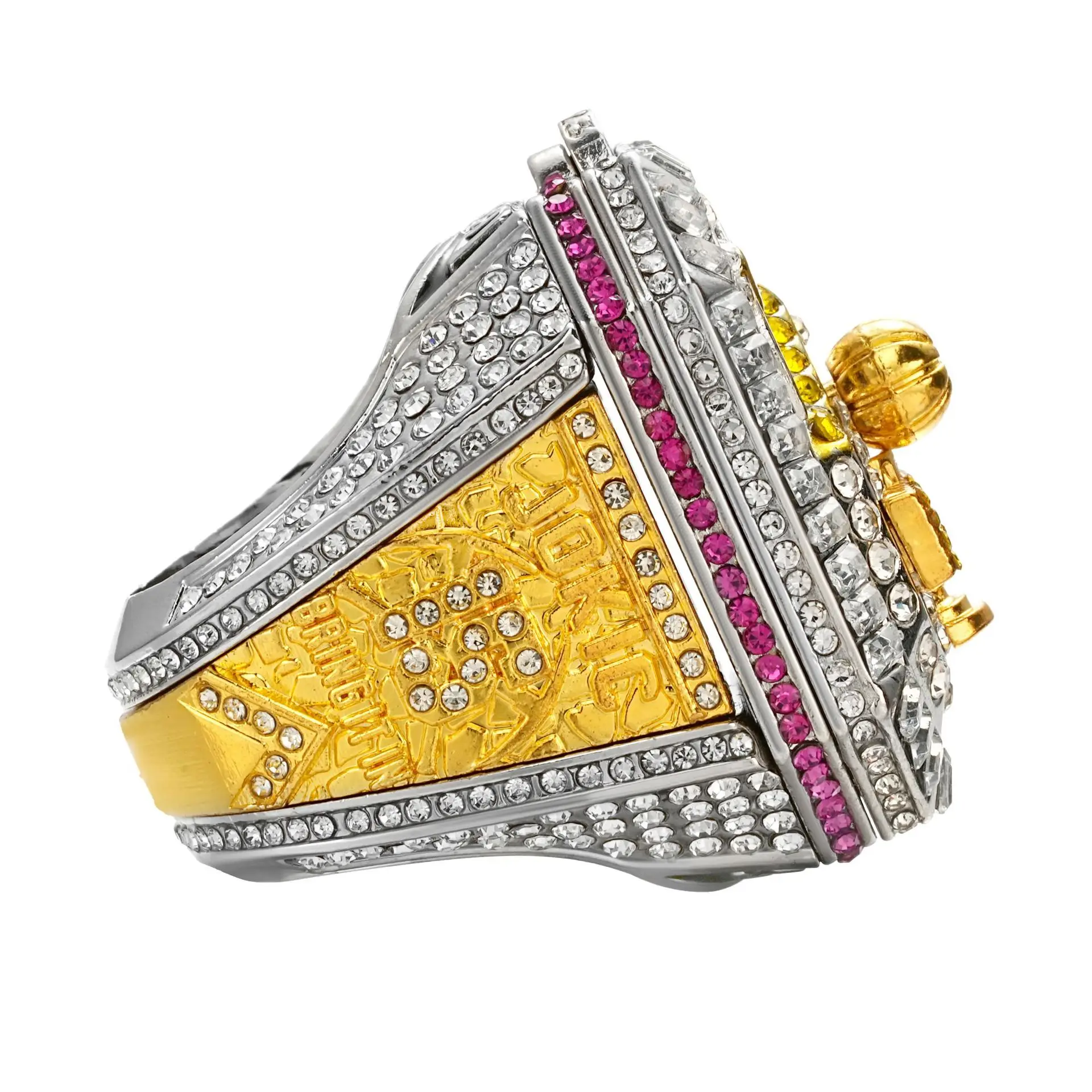 New 2023 Championship Style Ring accessories Stainless Steel Alloy Basketball Fan Collectible Jewelry fans gift