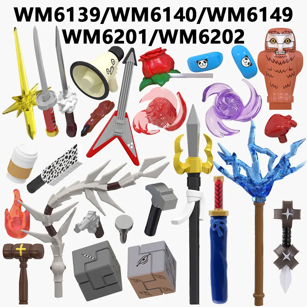 WM6139 WM6140 WM6149 WM6200 WM6201 WM6202 Bricks Compatible Action Figures Parts DIY Building Blocks Kids Toys For Children Gift