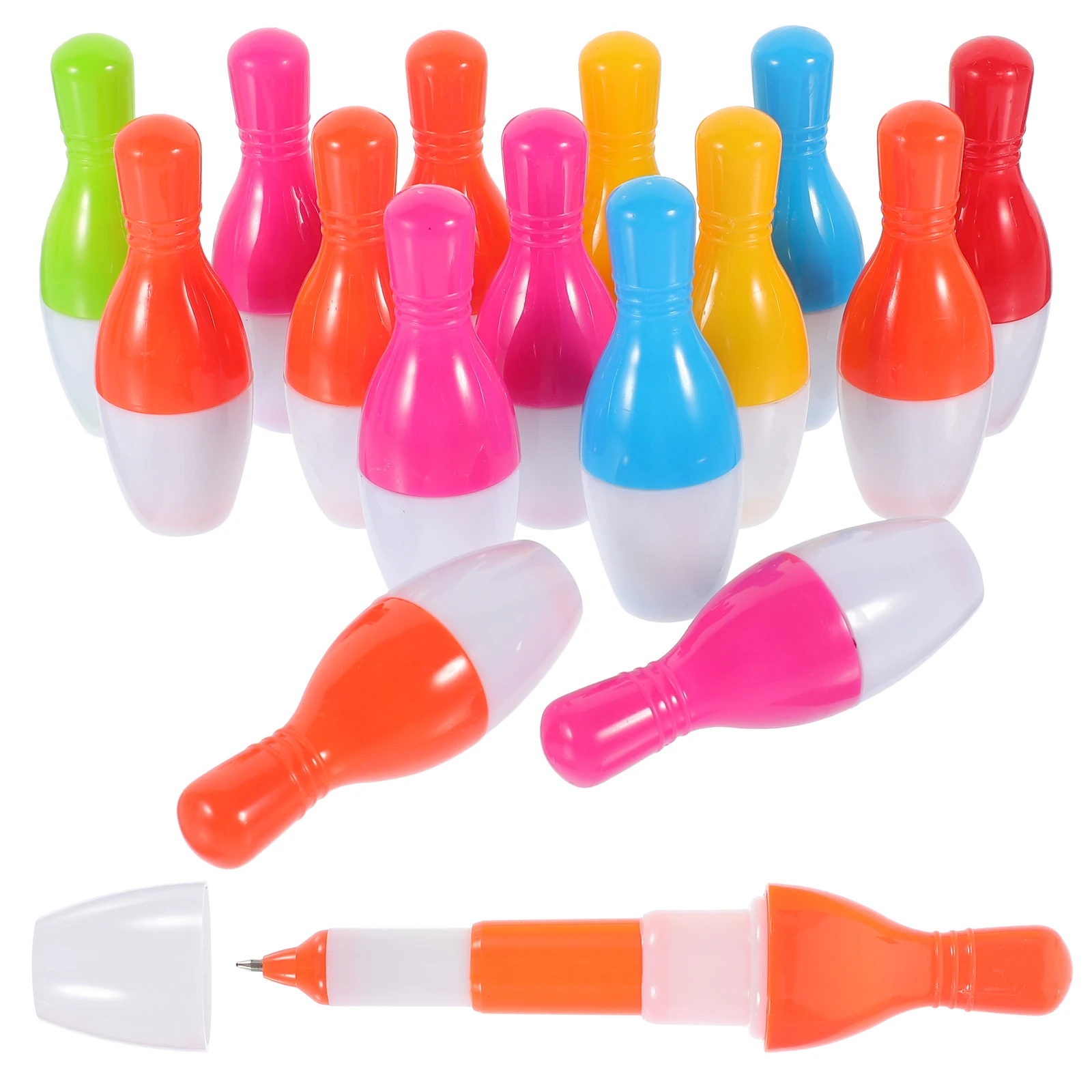 

15Pcs Bowling Colorful Ballpoint Pens Cute Mermaid Design Student Supplies Writing Creative Signing Pens Gifts