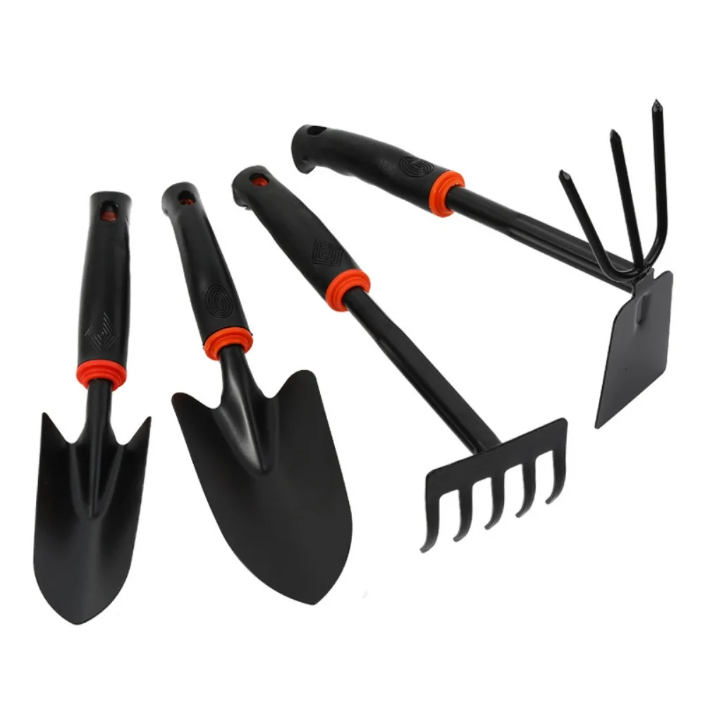 4Pcs Gardening Hand Tool Set Mini Shovel Rake Hoe Trowel Kit Vegetable Flower Planting Garden Tools For Women Men Outdoor tools