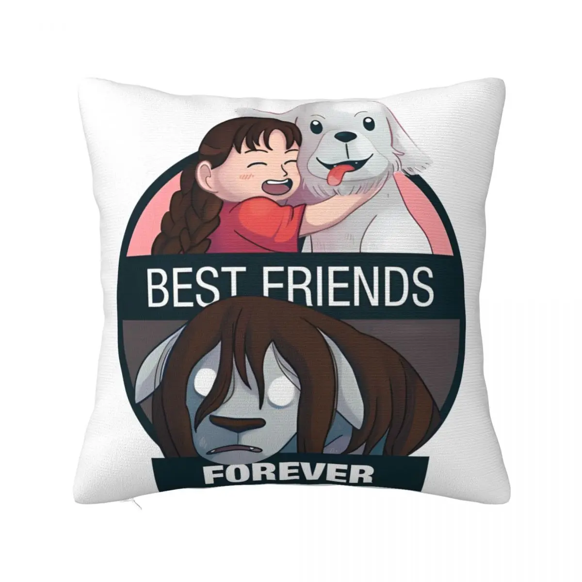 Nina And Alexander Best Friends Forever Pillowcase Soft Polyester Cushion Cover Decoration Throw Pillow Case Cover Home 45*45cm