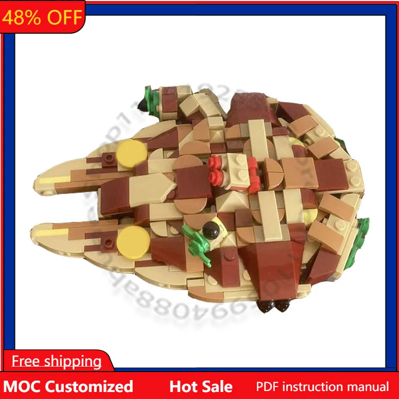 

324 PCS Star Battle Falcon 2! 76970 Alt MOC Customize Modular Building Block Creative Design Educational DIY Holiday Toy Gifts