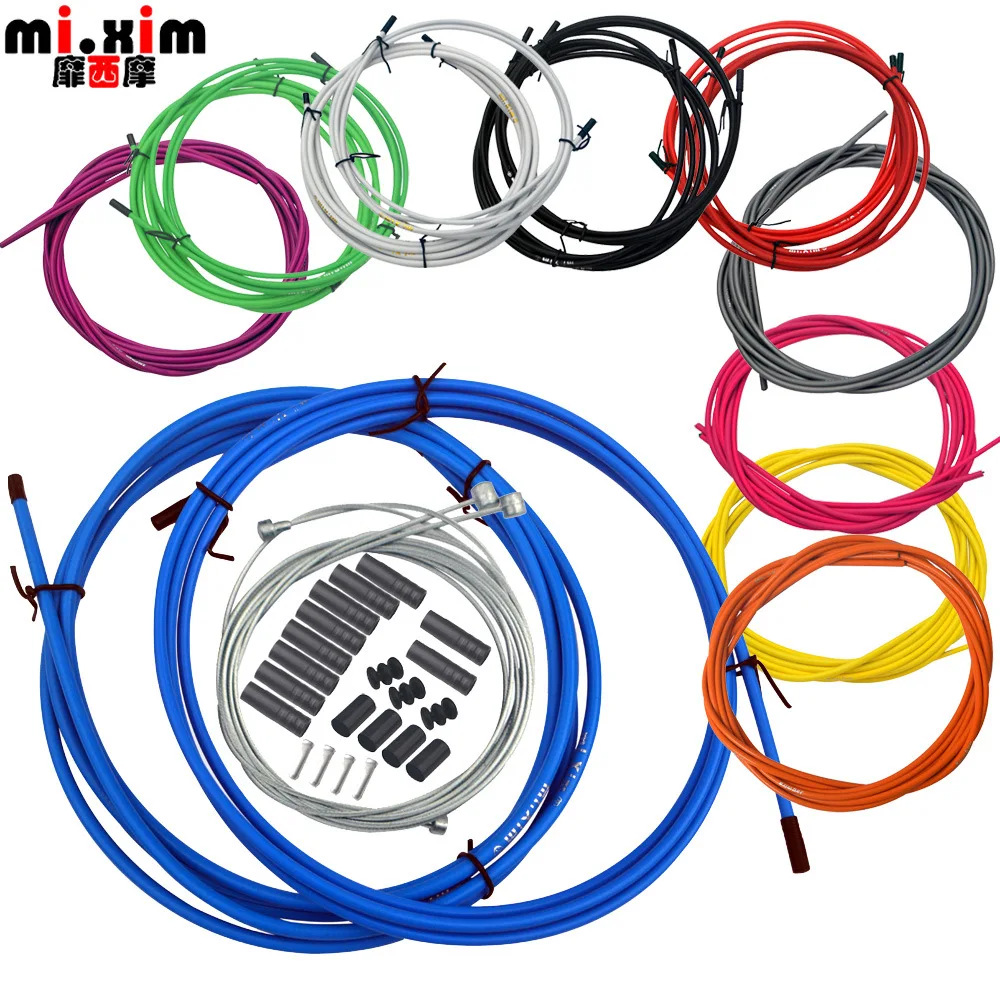 

New Bicycle Shifters Derailleur Brake Cable 4mm/5mm MTB Road Bike Shift and Brake Cable Set Housing Bike Parts