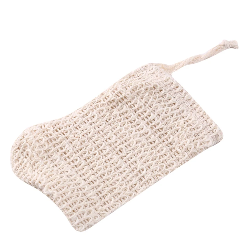 Confezione da 120 sacchetti di sapone in Sisal naturale porta sapone esfoliante