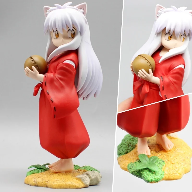 Anime Inuyasha Figuren niedlich Inuyasha Sessoumaru Action figuren Kinder stehen Inuyasha PVC Modell Sammlungen Spielzeug Geschenke