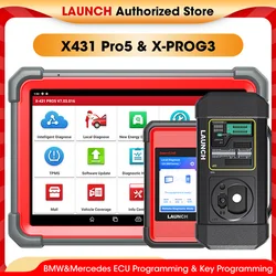 GL Launch Key Programming Tool X431 Pro5 Smartlink & X-PROG3 Car Diagnostic Tool All Key Lost Program IMMO Immobilizer Scanner