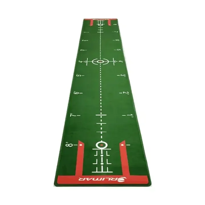 Custom Golf training chipping mat aid strike Golf course practice hitting putting green mat for indoor