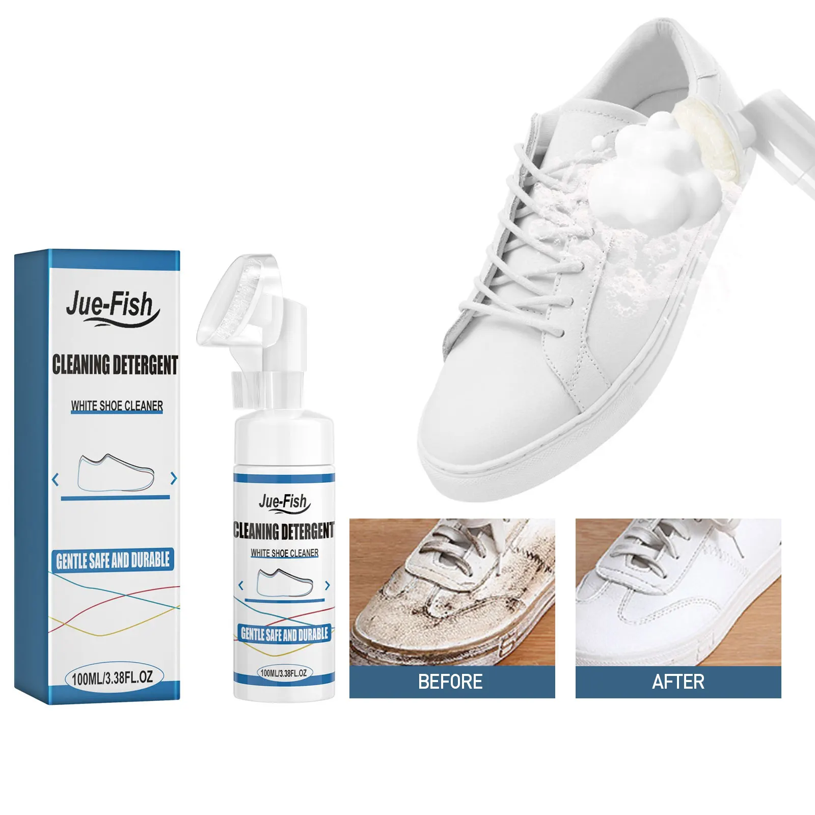 

Foam Cleaner for White Shoes Sneaker Whitener Cleaning Shoes Stain Polish Cleaner Yellow Dirts Cleansing Shoes Whitening Foam