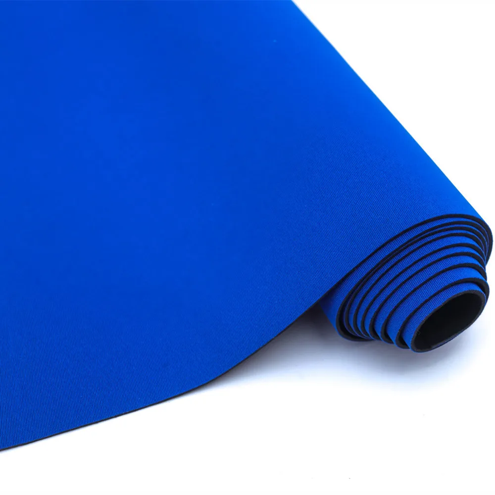 Neoprenowa wodoodporna wiatroszczelna pianka SBR 2mm Royal Blue rozciągliwa tkanina inne tkaniny tkaniny do szycia Stretch Tricot