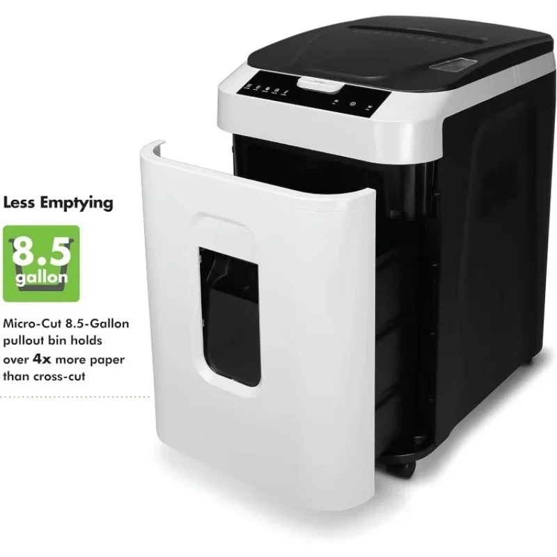 

Special Offers Micro-Cut Paper Shredder/ 60 Minutes/Security Level P-5 Commercial Grade 200-Sheet Auto Feed High Security