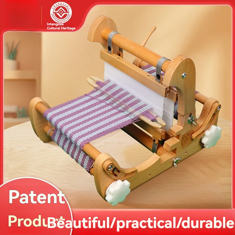 

ZZ202 Mini Desktop Loom Hand Weaving Children's Mini Small Household Adult, Easy