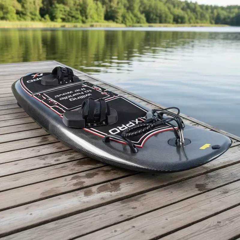 High-Speed Electric Carbon Fiber Jet Power Surfboard Motorized Water Sports Board with Fin Eco-Friendly & Waterproof