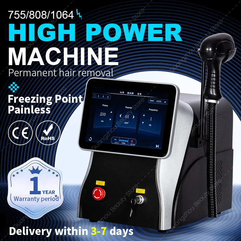 

Новейший лазерный аппарат для удаления волос 808 нм, подходит для всего тела, обеспечивает длительный эффект, безопасен и надежен, для беззаботного удаления волос.