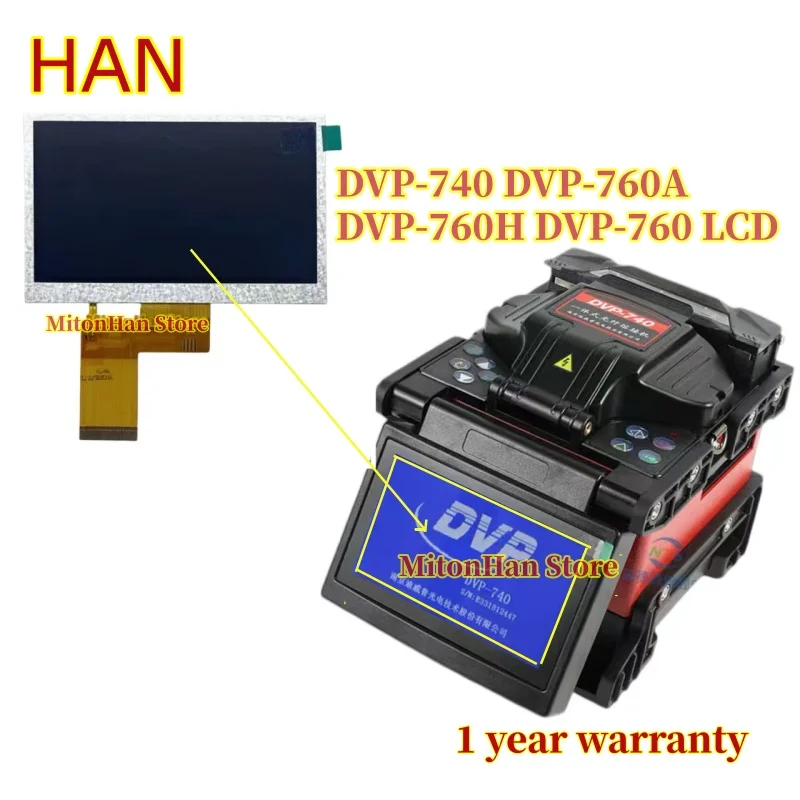 New For DVP-740 DVP-760A DVP-760H DVP-760 Fiber optic fusion machine 4.3 Inch Lcd Display screen
