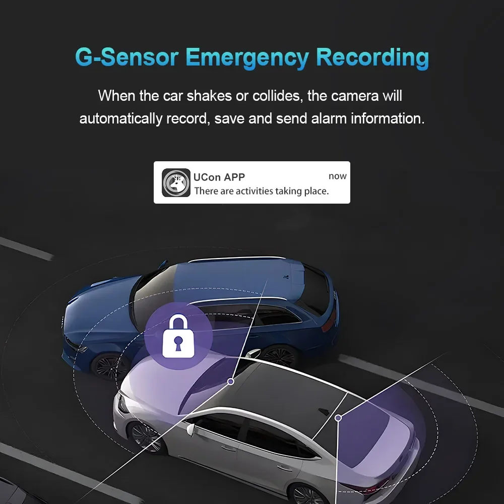 4G Dash Cam Front and Rear 4K Dual Dash Cam Car Camera Mini Dashcam for Cars Night Vision Built-in GPS G-Sensor Parking Monitor