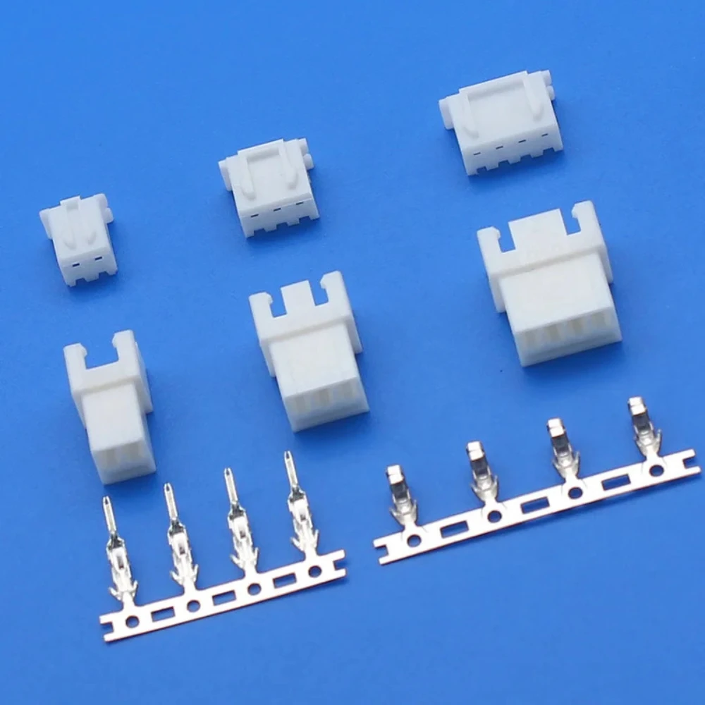 5Sets XH2.54 Wire Cable Connector XH 2.54mm Pitch Plug Male and Female JST Aerial Docking for Battery Charging Cable DIY Adapter