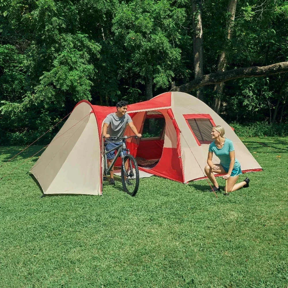 

6-Person Dome Tent with Sitting Area - Floor Area-15'x11', Carry Weight- 21.38lbs.